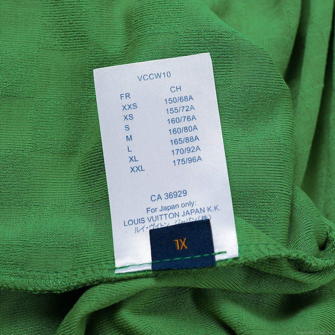LV 1AAU5B Louis Vuitton New Towel Embroidery Men Women’s T-shirt L56220