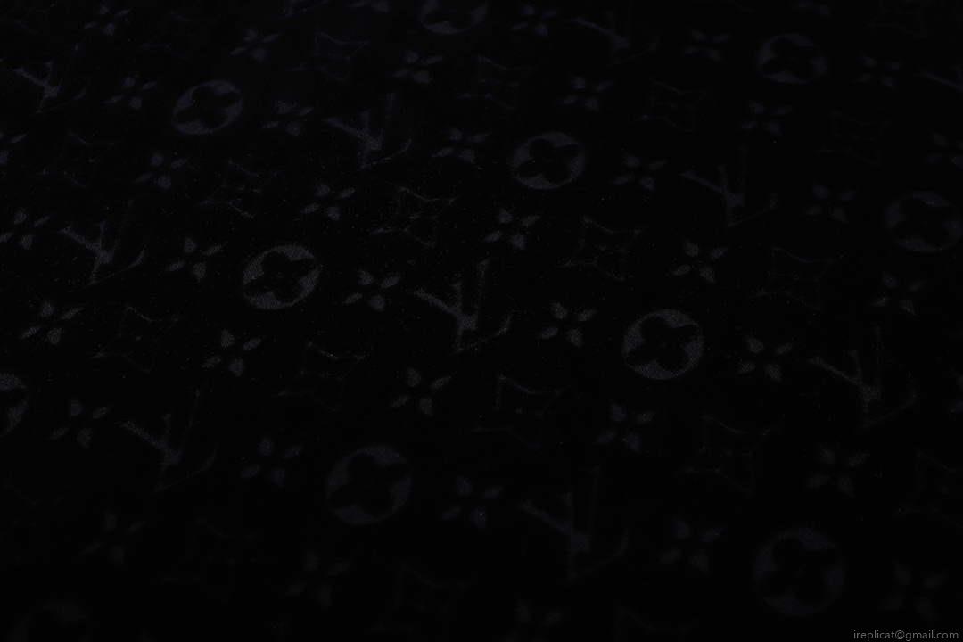 LV 1AAU5B Louis Vuitton Explosive style velvet Men Women’s T-shirt L56221