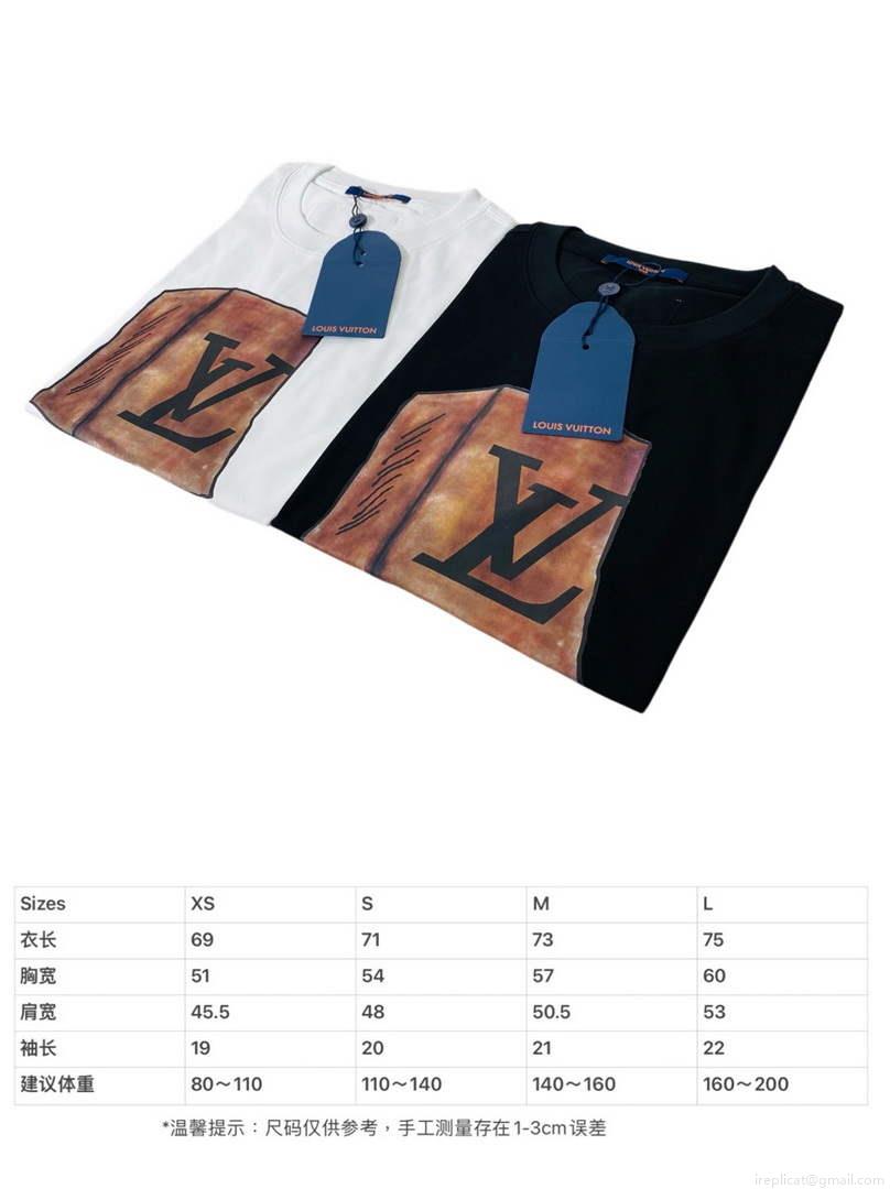 LV 1AB4UM Louis Vuitton Print Cotton Jersey Men Women’s T-shirt L56230