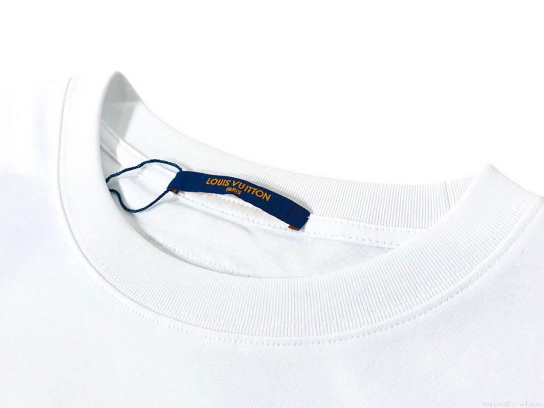 LV 1AB4UM Louis Vuitton Print Cotton Jersey Men Women’s T-shirt L56230