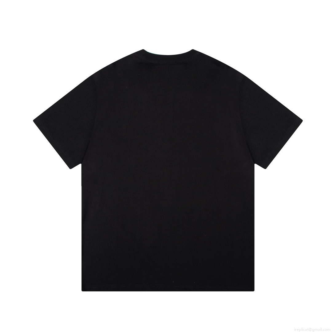 Dior 313J696 Men’s Women’s Relaxed Fit Cotton Jersey T-shirt D65848