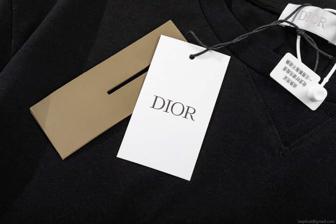 Dior 313J696 Men’s Women’s Relaxed Fit Cotton Jersey T-shirt D65848