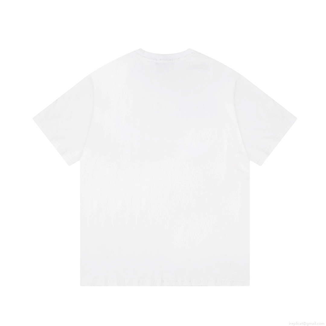Dior 313J696 Men’s Women’s Relaxed Fit Cotton Jersey T-shirt D65849