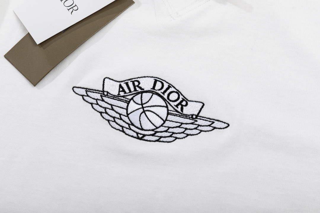 Dior 313J696 Men’s Women’s Relaxed Fit Cotton Jersey T-shirt D65849