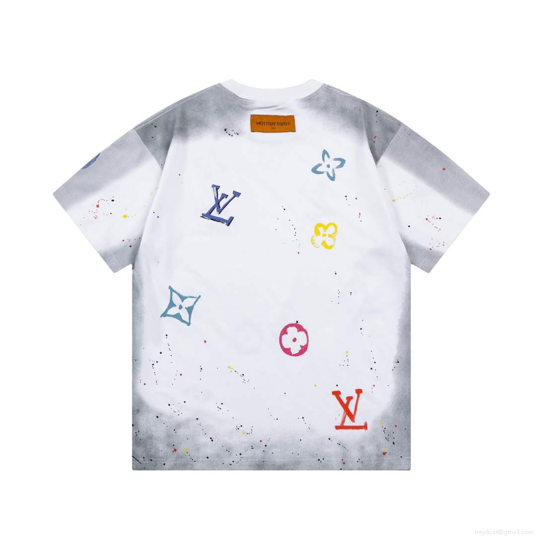 Louis Vuitton Men’s Women’s Short Sleeve T-shirt L36840
