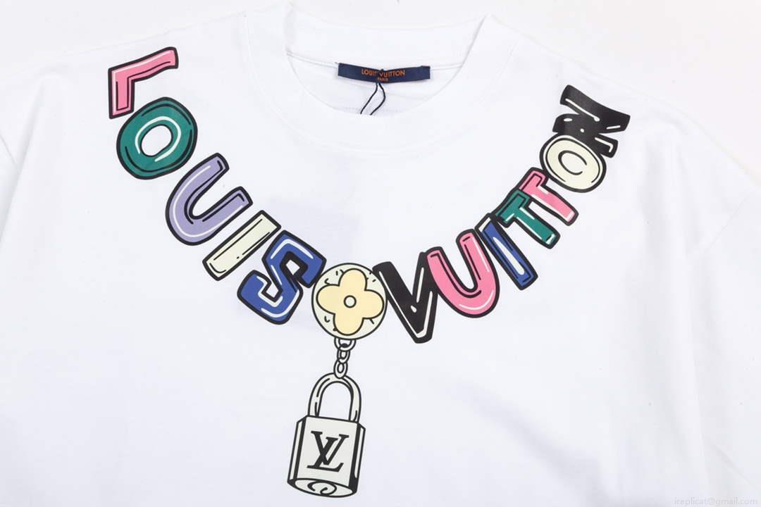 Louis Vuitton Men’s Women’s Short Sleeve T-shirt L36844