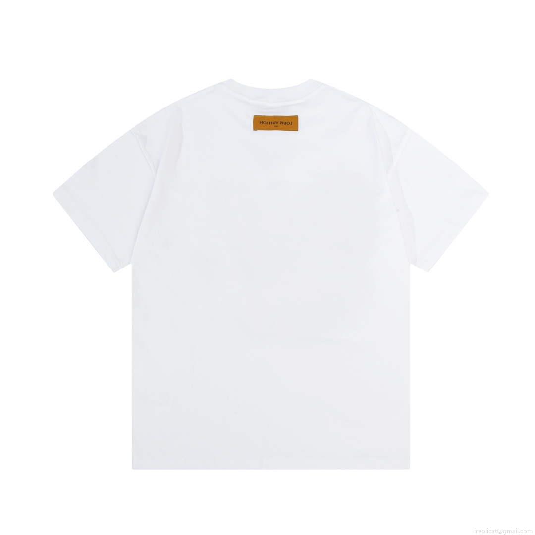 Louis Vuitton Men’s Women’s Short Sleeve T-shirt L36844