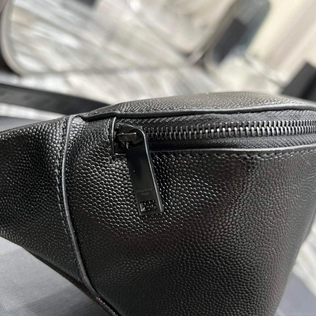YSL 569737 Classic Crossbody Leather Bag Black Buckle
