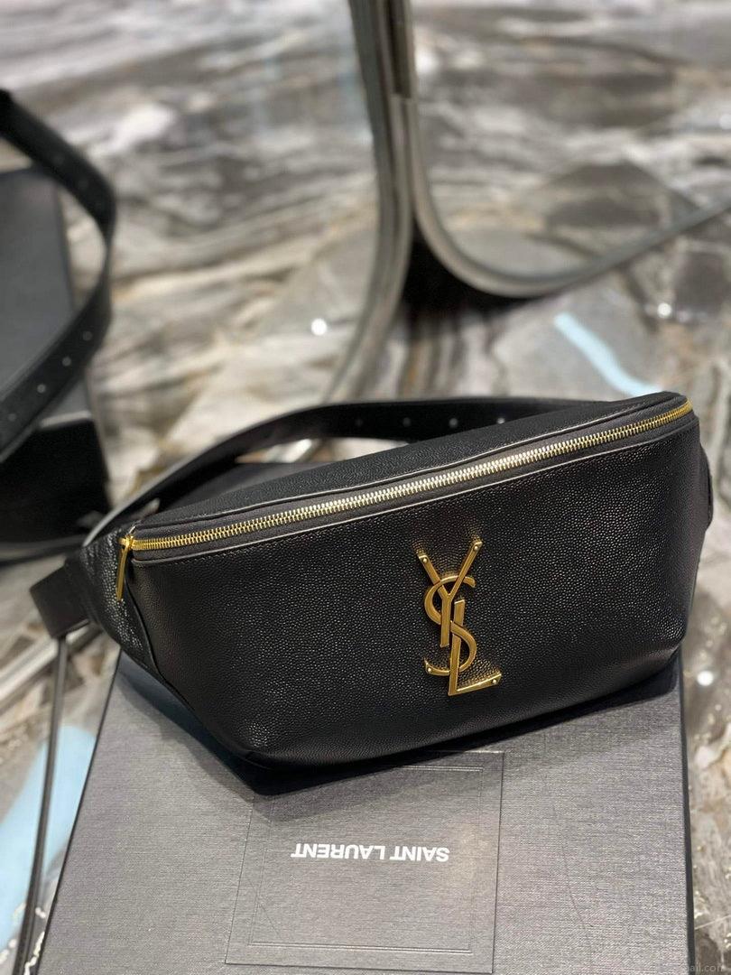 YSL 569737 Classic Crossbody Leather Bag Gold Buckle