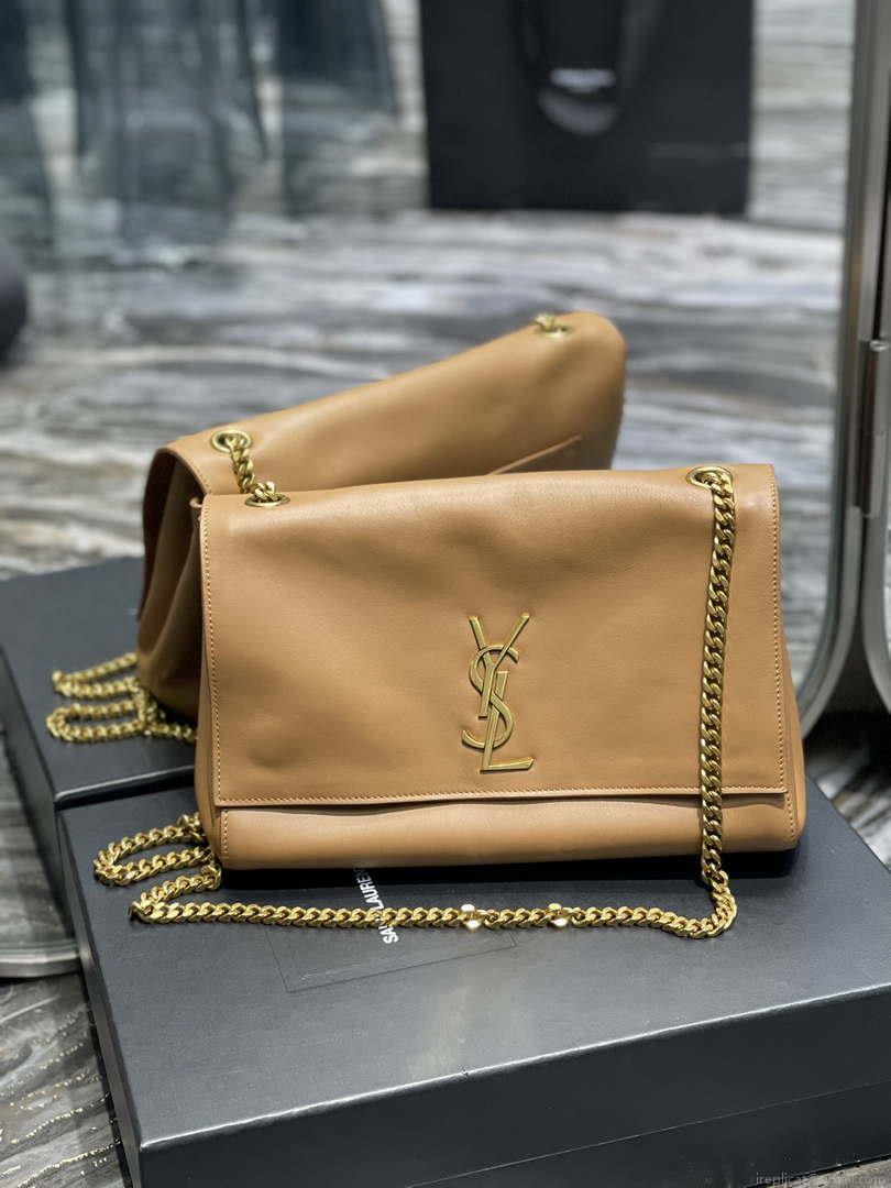 YSL 553804 Saint Laurent Reversible Medium Kate in Suede Brown