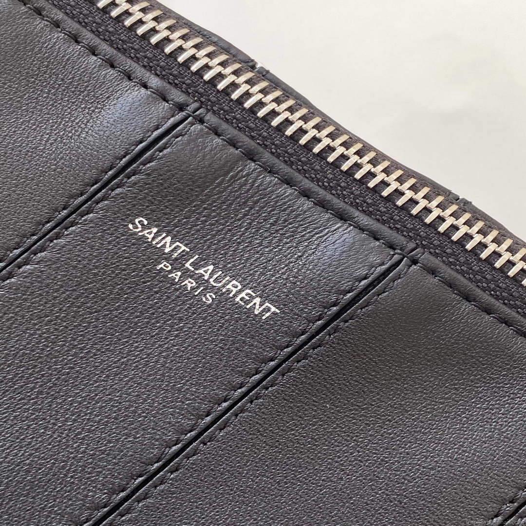 YSL 667490 Yves Saint Laurent LE Monogramme Crossbody Bag Black