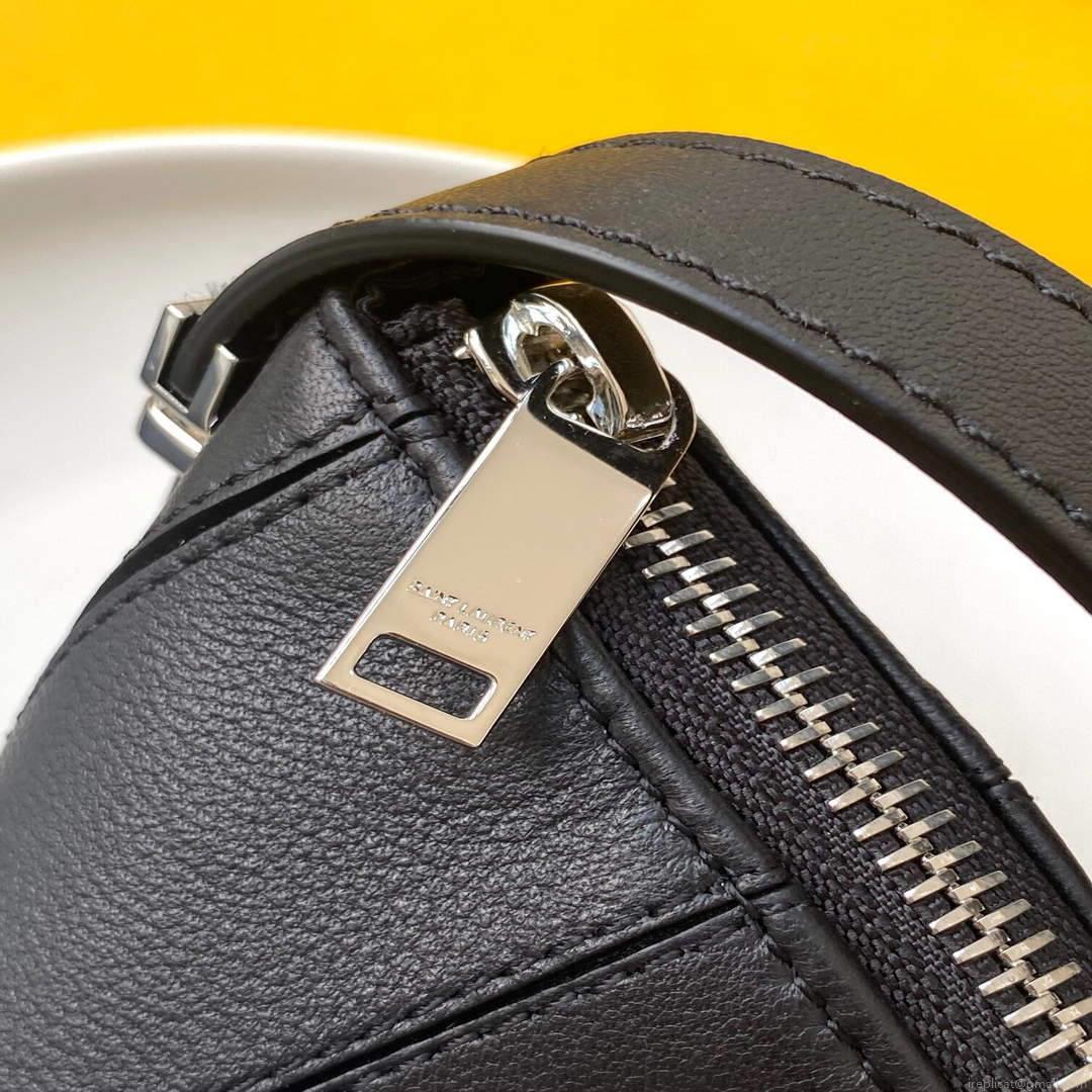 YSL 667490 Yves Saint Laurent LE Monogramme Crossbody Bag Black